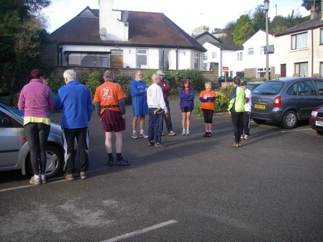 Meeting at the Greyhound car park